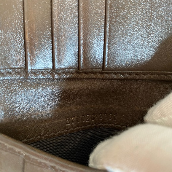 Gucci Brown Wallet W/ Heart and Horse-bit hardware - Picture 7 of 9